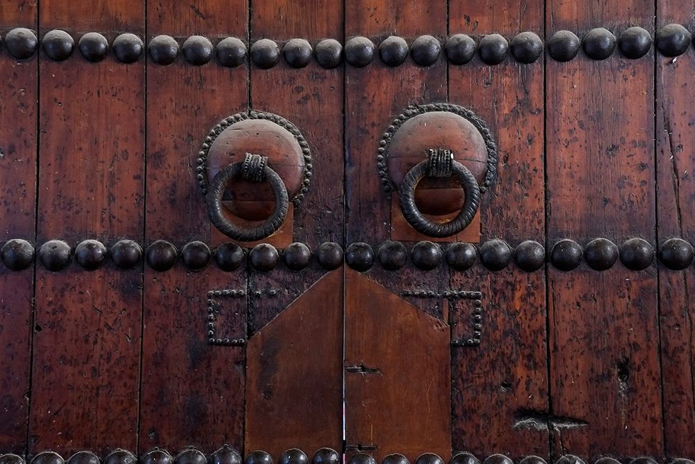 Fes-Morocco Old wooden door
